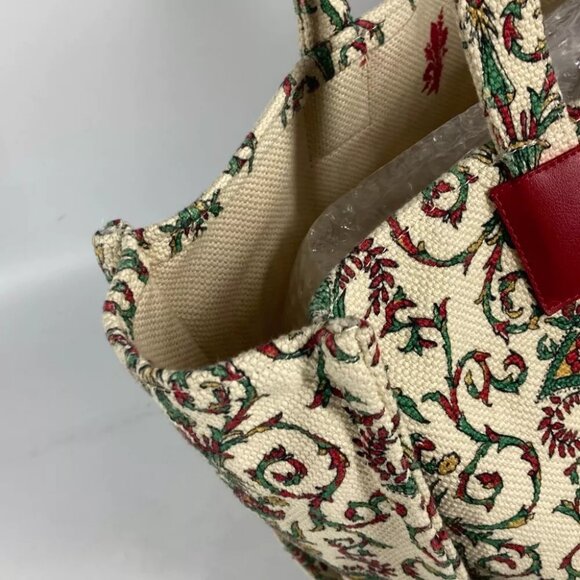 GUCCI GARDEN Shoulder Bag Shoulder Bag Tote Bag Canvas Beige/Red - Picture 4 of 13